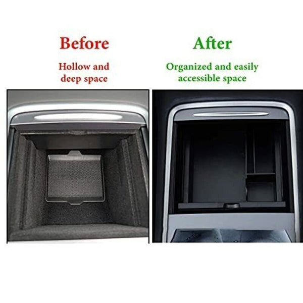 Center Console Organizer Tray For Tesla model