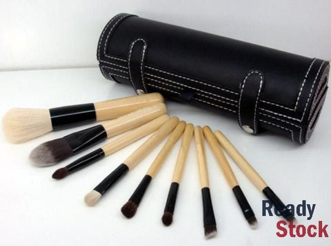 Makeup Brush Set 9pcs in a Black case