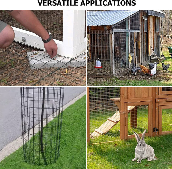 30m Garden Netting Poultry Pet Net Garden Mesh Fencing