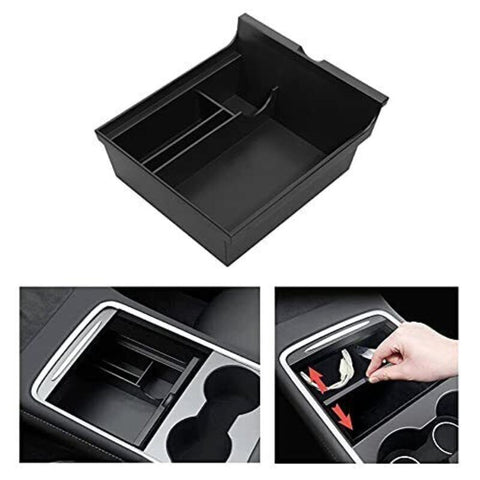 Center Console Organizer Tray For Tesla model