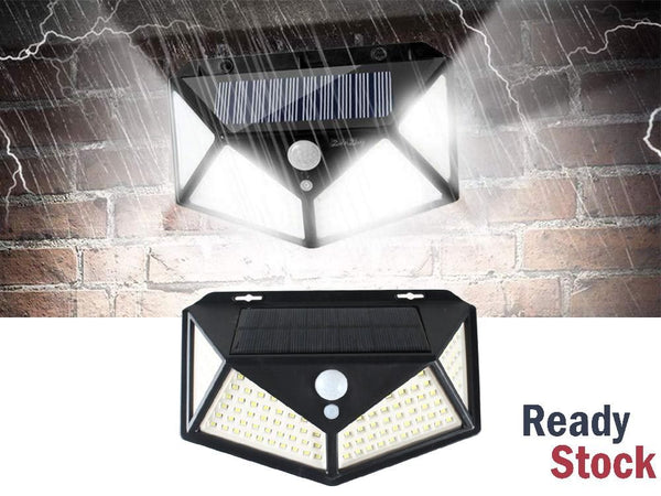 Solar Motion Sensor Light Outdoor Garden Lamp - Waterproof