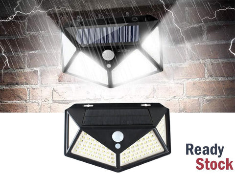 Solar Motion Sensor Light Outdoor Garden Lamp - Waterproof