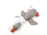 Squeaky Plush Goose Toy