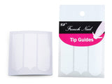 French Manicure Nail Art Tips Fringe Sticker 10PCS