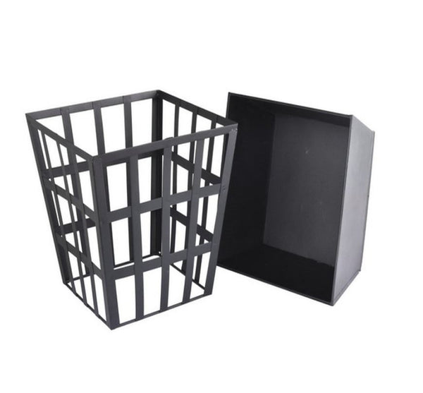 SQUARE Firepit Brazier Wood Burning Backyard Stove Patio Garden Heater