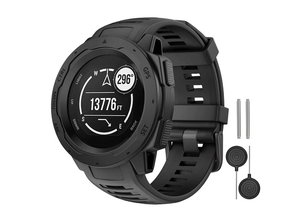 Garmin Instinct 1/2 Replacement Silicone Band Blue