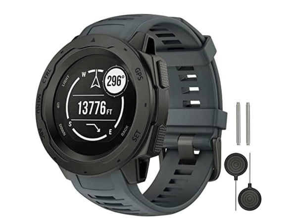 Garmin Instinct 1/2 Replacement Silicone Band Blue