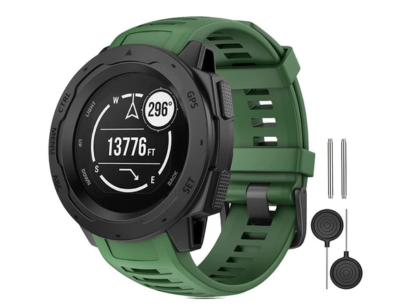 Garmin Instinct 1/2 Replacement Silicone Band Blue