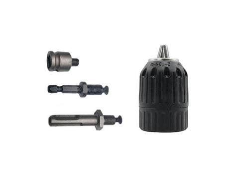 4Pcs 13mm Drill Head Attachment Adapter Chuck Square Shank Shank Extension