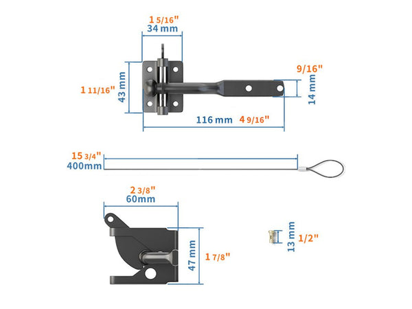 Automatic Gate Latch Gate Latch - Self Locking