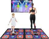 Kids Double Dance Mat Wireless Controll Games Yoga Mats Fitness