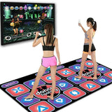 Kids Double Dance Mat Wireless Controll Games Yoga Mats Fitness