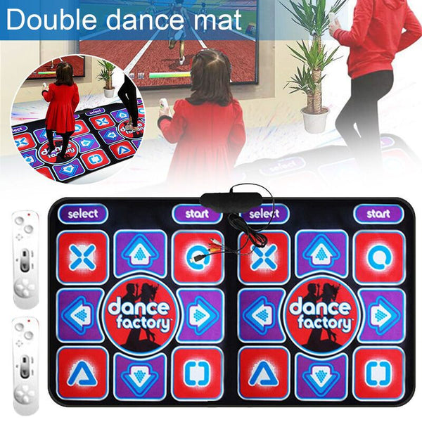 Kids Double Dance Mat Wireless Controll Games Yoga Mats Fitness