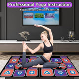 Kids Double Dance Mat Wireless Controll Games Yoga Mats Fitness