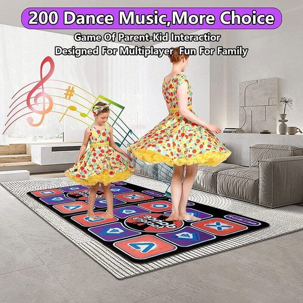 Kids Double Dance Mat Wireless Controll Games Yoga Mats Fitness