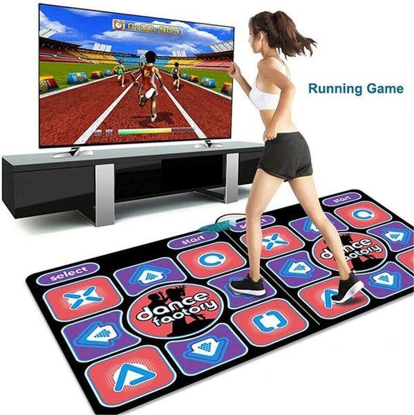 Kids Double Dance Mat Wireless Controll Games Yoga Mats Fitness