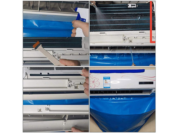 Air Conditioner Cleaning Cover With Water Pipe