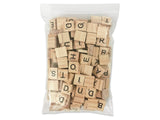 100PCS Scrabble Tiles, A-Z Capital Letters for Crafts, Pendants, Spelling