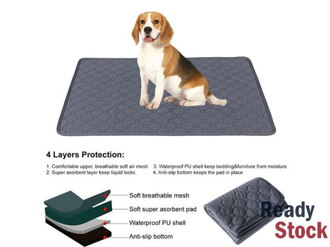 Large Pet Dog Training Pad Puppy Training Pads - Reusable