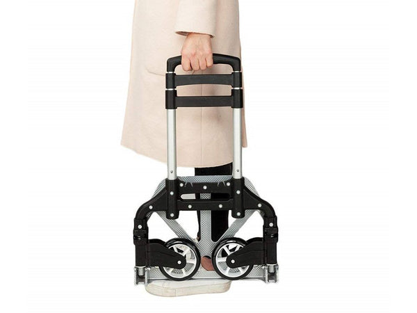 Folding Luggage Trolley Hand Truck Cart 75kg