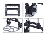 Folding Luggage Trolley Hand Truck Cart 75kg
