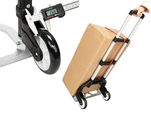 Folding Luggage Trolley Hand Truck Cart 75kg