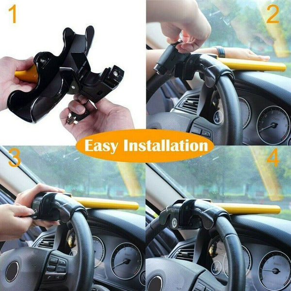 Steering Wheel Lock Car Vehicle Anti Theft Security System