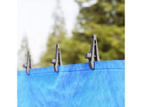 Tarp Clips & Ball Bungee Cords Heavy Duty Lock Grip 20PCS