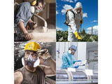 Paint & Gas Half-Face Respirator Mask Kit with Goggles