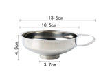 Stainless Steel Wide Mouth Canning Funnel - Preserving Jar Latch