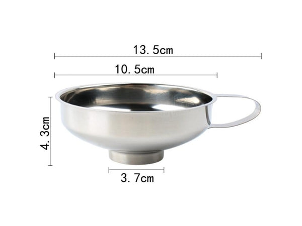 Stainless Steel Wide Mouth Canning Funnel - Preserving Jar Latch