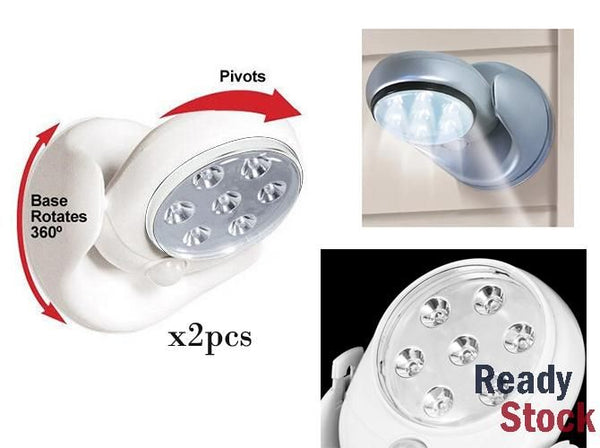 Motion Sensor Lights WIRELESS 2pcs