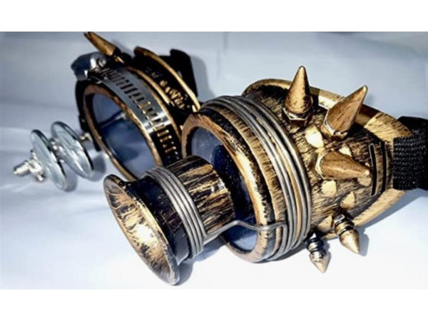 Steampunk Goggles, Colored Lenses& Ocular Loupe Victorian Style