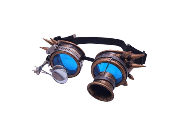 Steampunk Goggles, Colored Lenses& Ocular Loupe Victorian Style