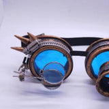 Steampunk Goggles, Colored Lenses& Ocular Loupe Victorian Style