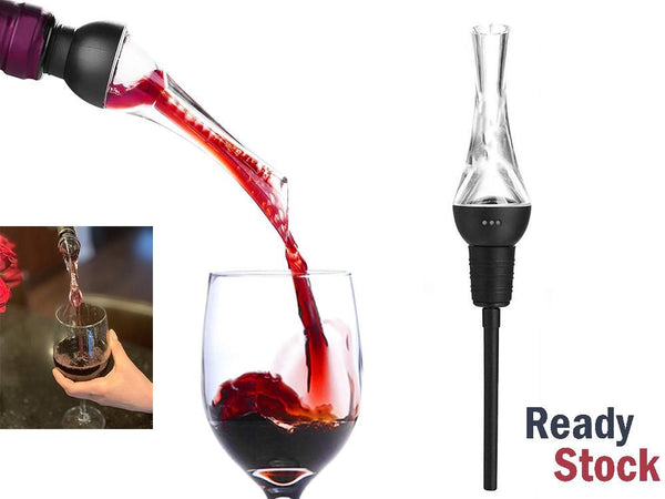 Silicone & Acrylic Wine Aerator Pourer