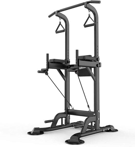 Power Tower Pull Up Bar Dip Station Bench