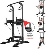 Power Tower Pull Up Bar Dip Station Bench