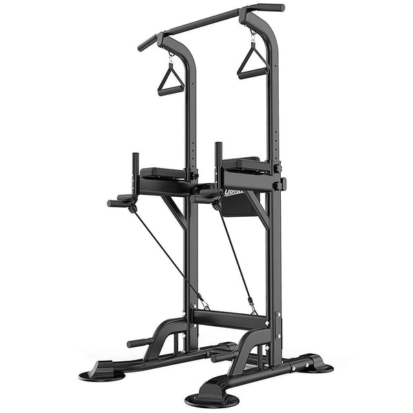 Power Tower Pull Up Bar Dip Station Bench