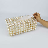 Pearl Tissue Box Jewellery Napkin Holder