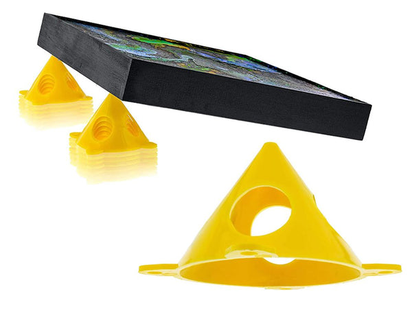 Woodworking Paint Lifting Stand Frame Paint Block Shelf 20PCS