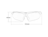 Dark Grey Safety Glasses Sports Sunglasses Cycling Running Bike UV400