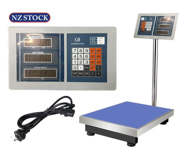 300KG Scale Heavy Duty Steel LCD Digital Platform Water-resistant