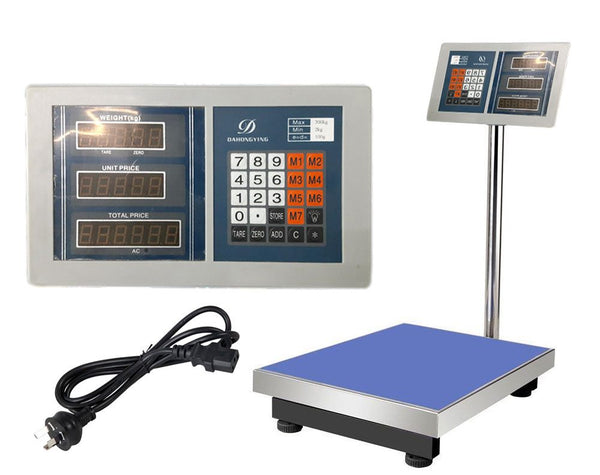 300KG Scale Heavy Duty Steel LCD Digital Platform Water-resistant
