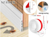 White Door Seal Strip Silicone Door Draft Stopper 100cm