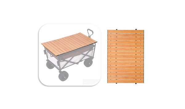 Foldable Tabletop For Camping Trolley Foldable Beach Wagon Aluminum Alloy