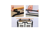 Foldable Tabletop For Camping Trolley Foldable Beach Wagon Aluminum Alloy
