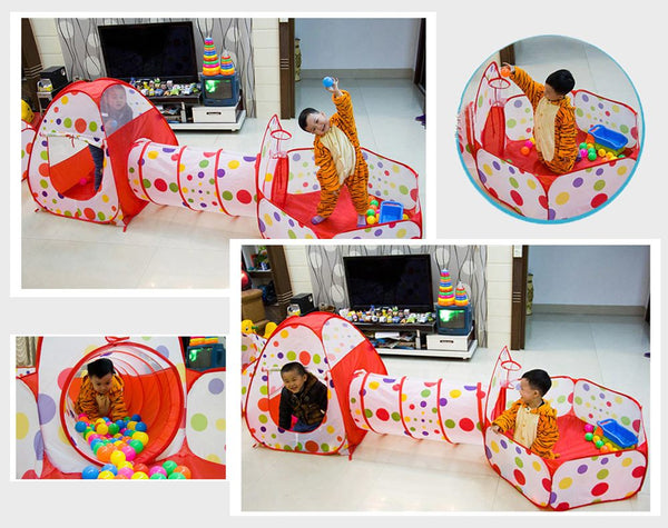 Children's Play Tent With Tunnel