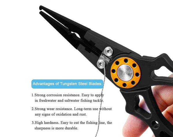 Fishing Pliers with Fish Lip Gripper