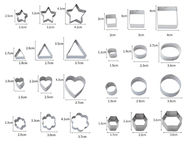 Cookie Cutters 24PCS - NEW